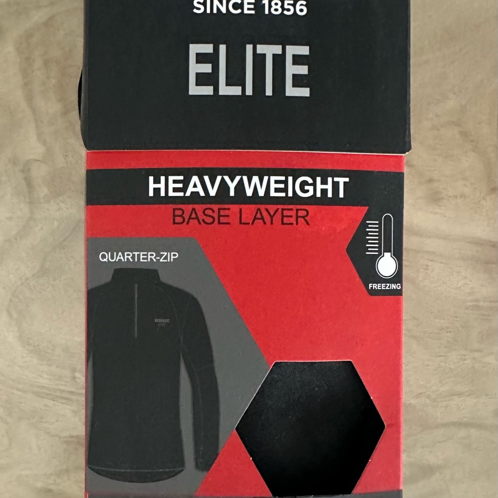 RedHead Elite Heavyweight Quarter-Zip Sweater - Black
